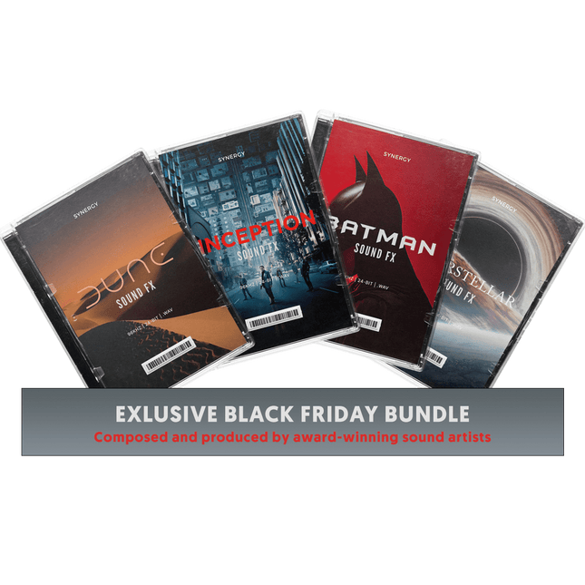 Cinematic Film Sound Bundle — BFCM Exclusive